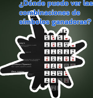 Combinaciones ganadoras poker