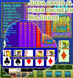 Juega poker online gratis